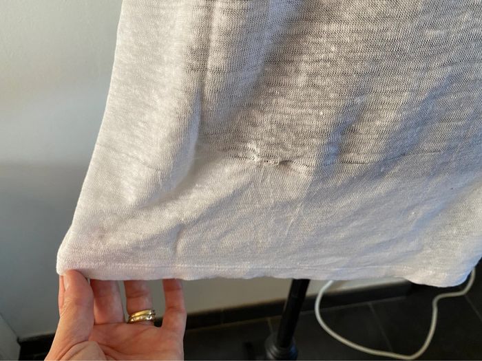 Tee shirt Massimo Dutti blanc taille M - photo numéro 8