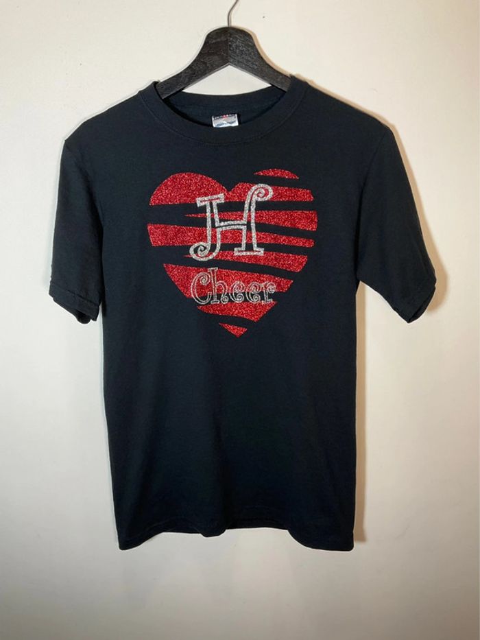 T-shirt noir pour femme H Cheer taille S 388