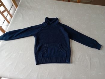 Pull épais marine manches longues col camionneur 6 ans Okaïdi