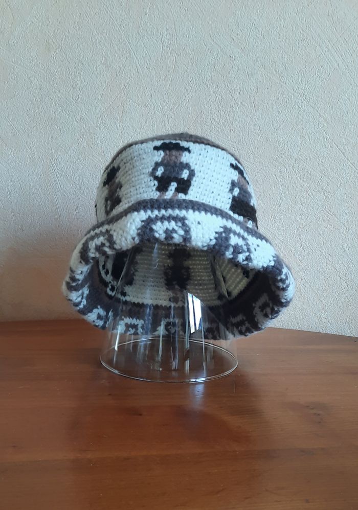 Chapeau péruvien, femme, taille unique