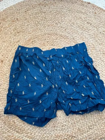 Short Pyjama Ralph Lauren Marine Homme L | Très Bon État | Confort & Qualité | BS991