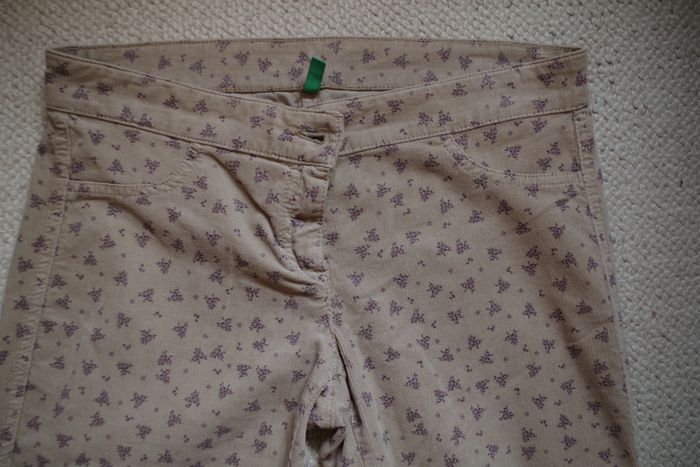 United colors of Benetton - Pantalon skinny velours T 42 - photo numéro 3