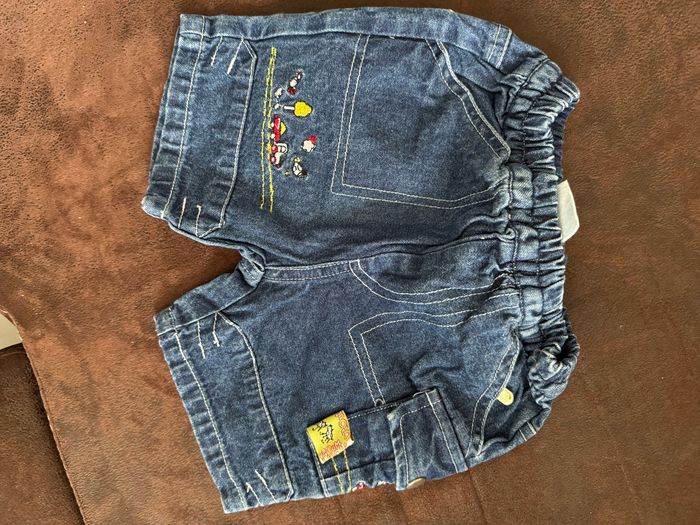 Short en jeans