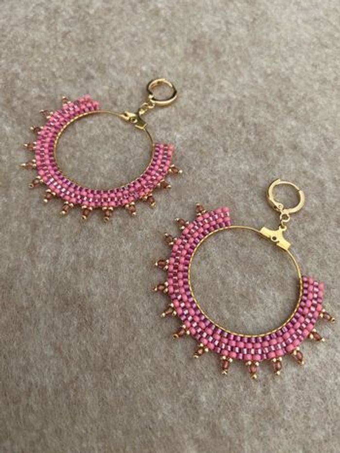 Boucles d’oreilles Miyuki - photo numéro 4