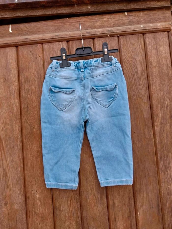 Pantalon en jean 18 mois bébé fille - photo numéro 2