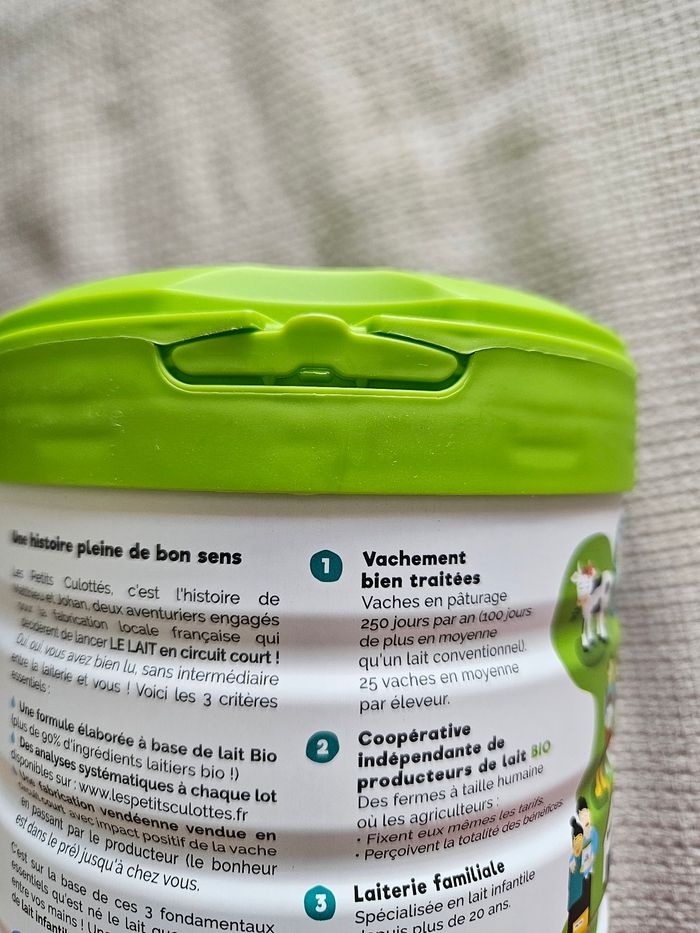 Lait 0-6 mois bio petit culottés - photo numéro 3