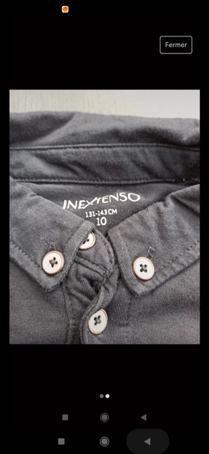 Polo garçon 10ans in extenso - photo numéro 2