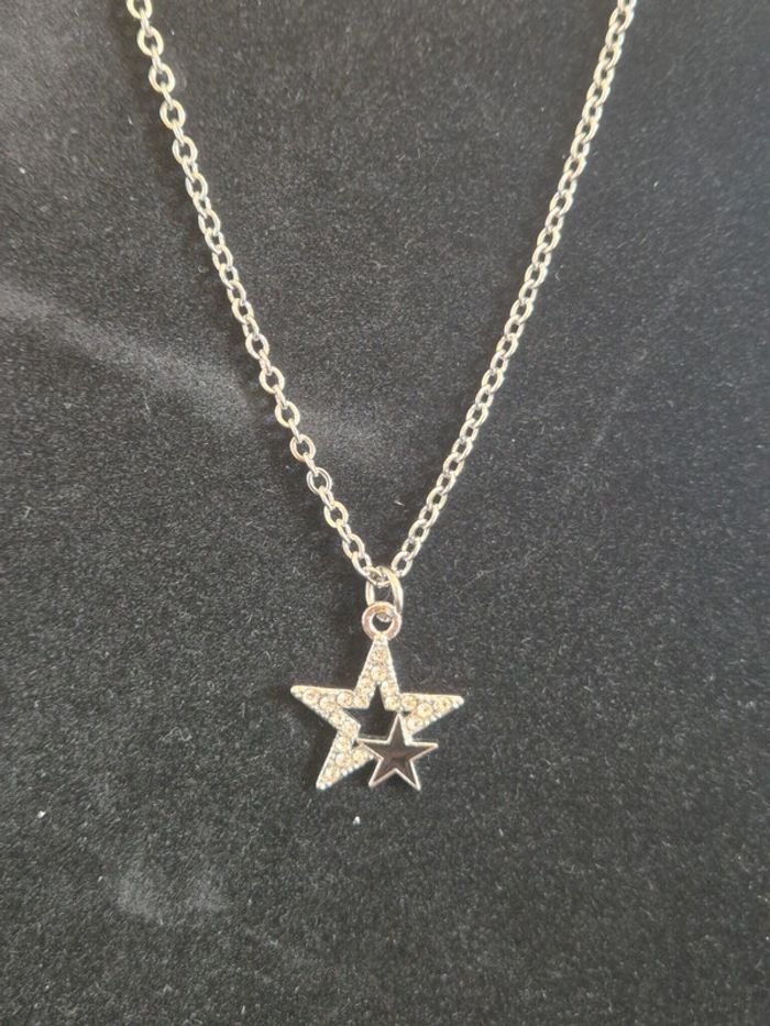 Collier en acier scintillant - photo numéro 3