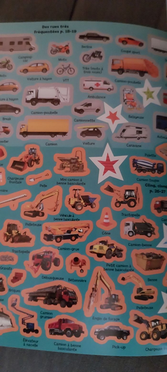 1001 autocollants Les engins - photo numéro 5