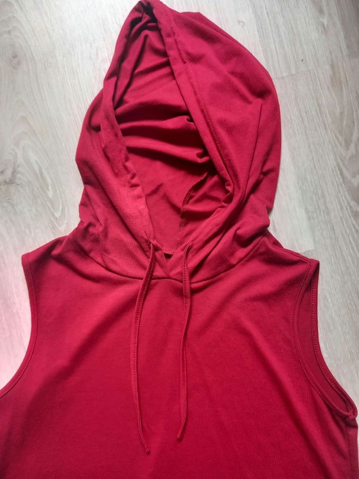 Robe à capuche bordeaux T.M Shein - photo numéro 2