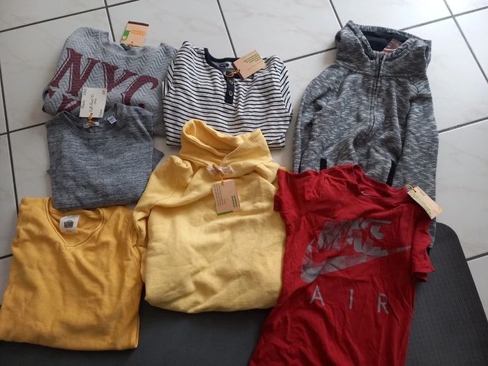 Lot 2 pièces 10 ans pull sweat zara okaidi orchestra