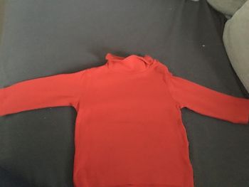 Pulls col roulé rouge garçon taille 18-24 mois
