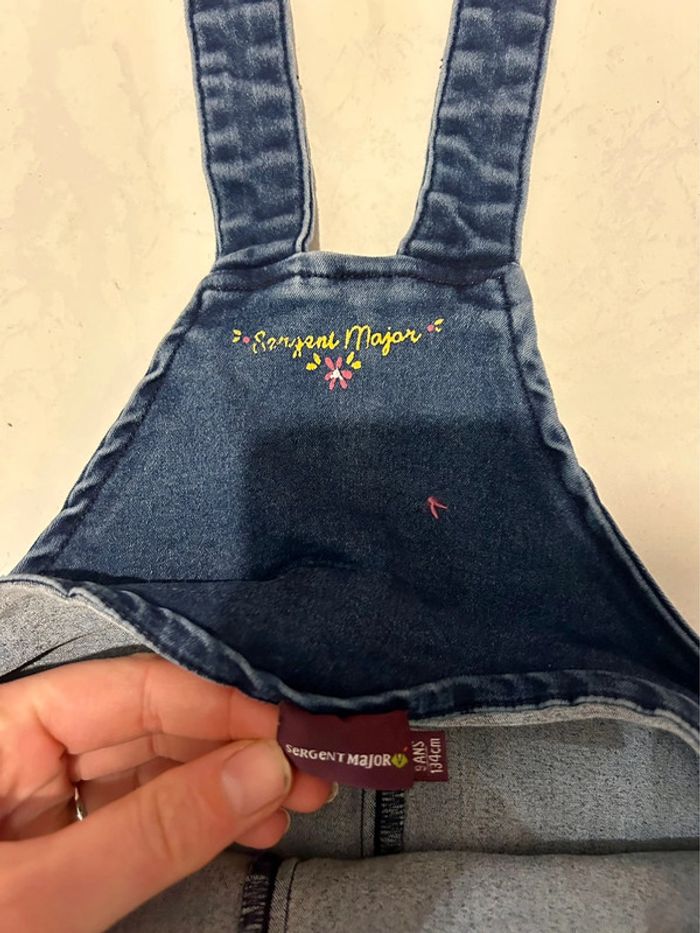 Robe salopette en jean Sergent Major - photo numéro 3
