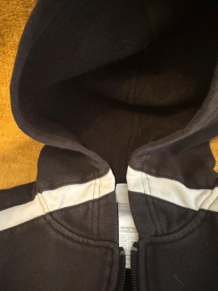 Sweat zipé à capuche garçon - photo numéro 8