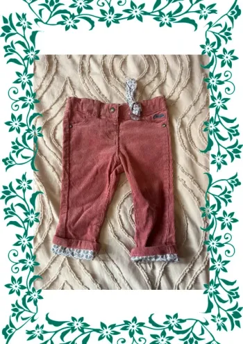 Pantalon velours  6 mois