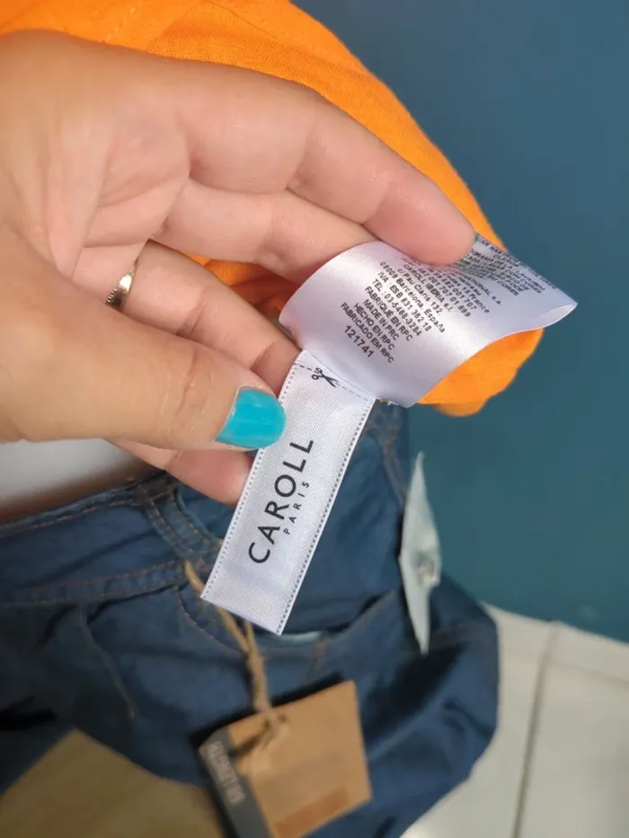 Haut neuf orange Caroll 38 - photo numéro 10
