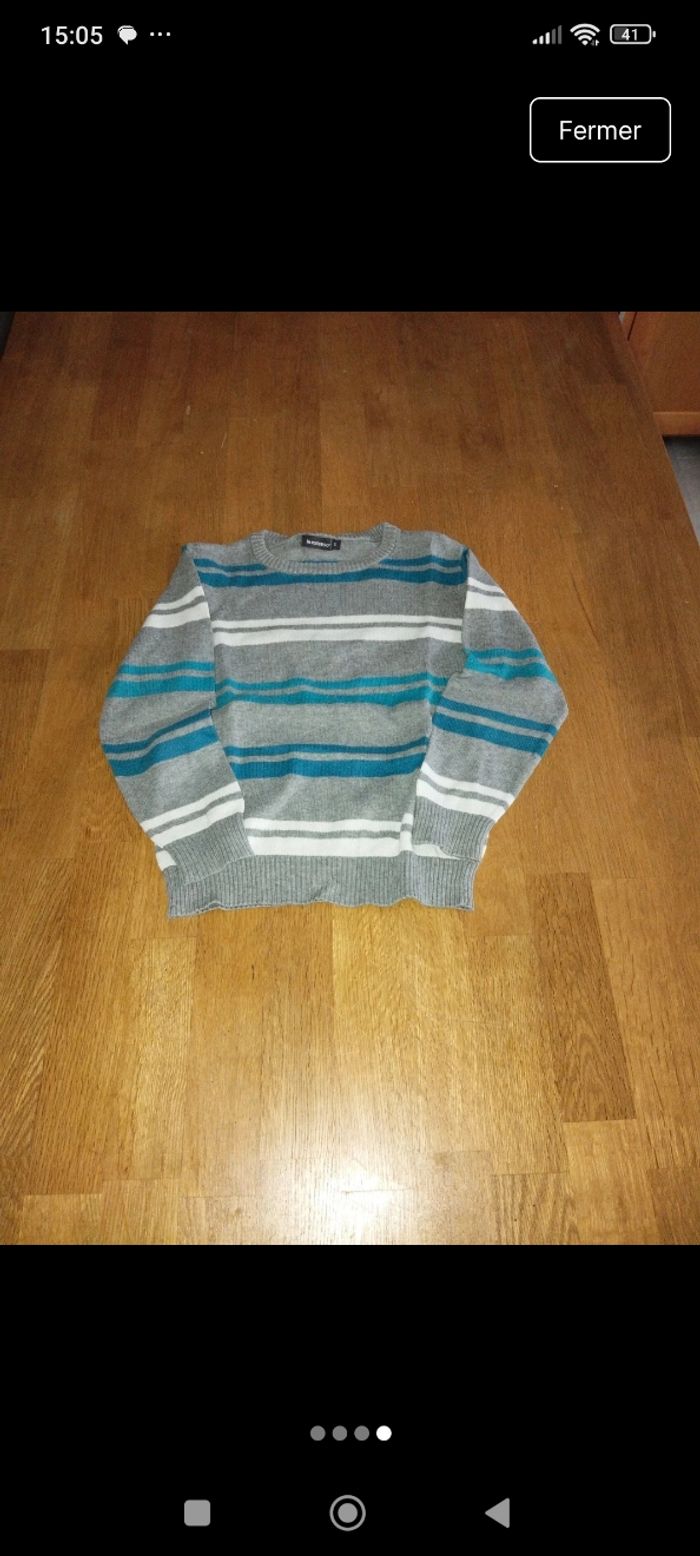 Lot de 2 pull et 1 sweat Kiabi et inextenso 6 ans - photo numéro 4