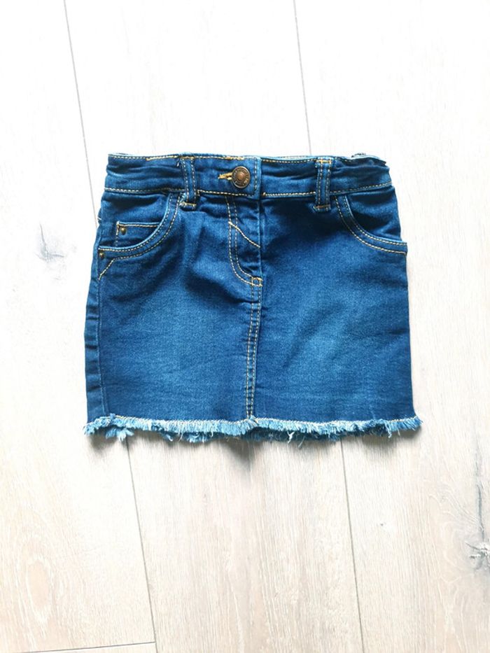 Jupe en jeans bleu. Fille 3 ans. Marque Punkidz