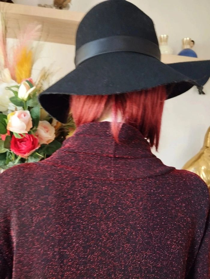 🌹Blouse Scintillante Col Bénitier Vernal Paris T38/40🌹 - photo numéro 10
