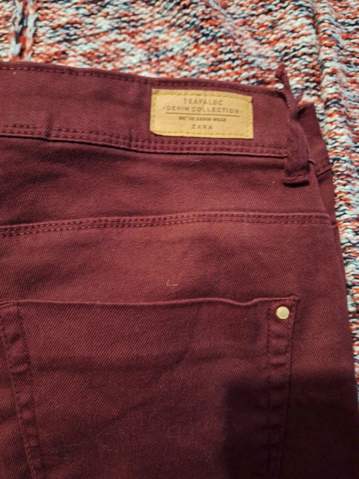 Ensemble bordeaux zara - photo numéro 2