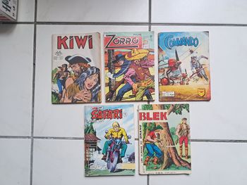 Lot de 5 romans vintage