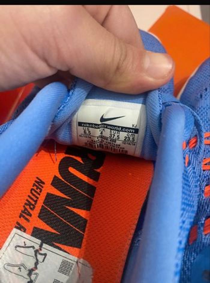 Basket Nike Lunar Tempo bleu - photo numéro 6