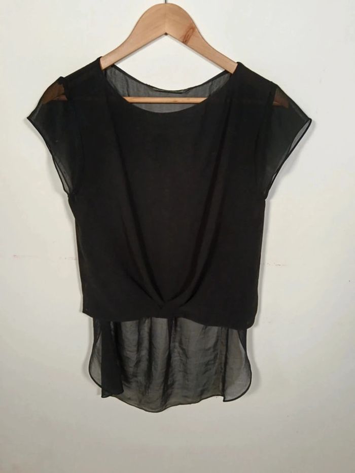 C12 blouse noir Zara S