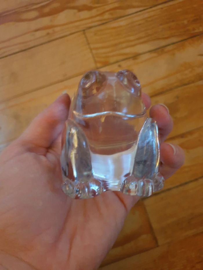 Magnifique presse papier neuf vintage grenouille - photo numéro 4