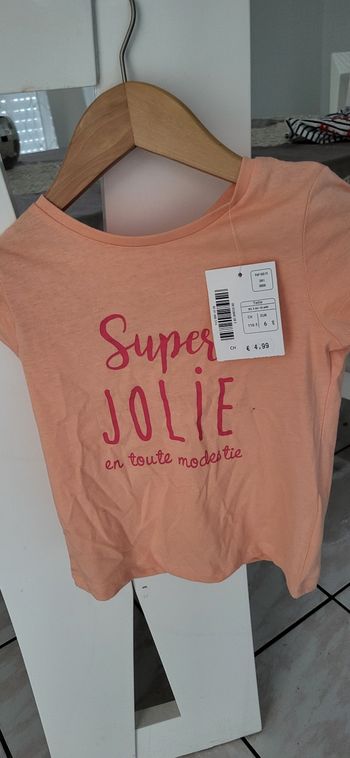 Tee-shirt fillette  neuf soldé 50%