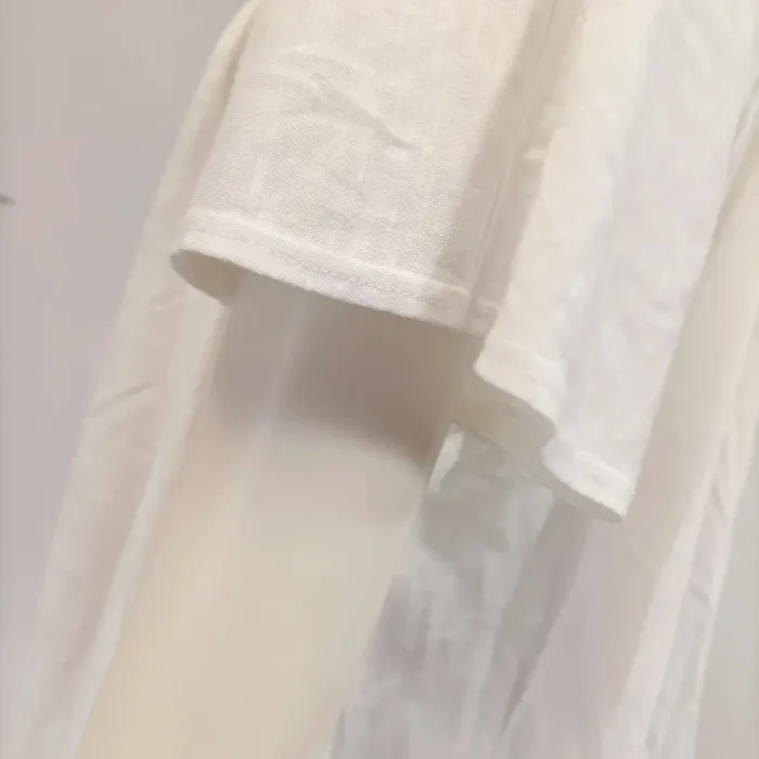 Tshirt blanc coton Neuf - T40 - été printemps basic broderie anglaise au col, manche courte froncés - photo numéro 8