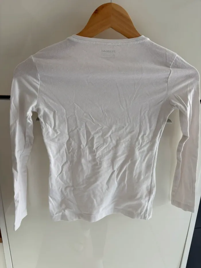 Tee shirt fille blanc 8 ans - photo numéro 3