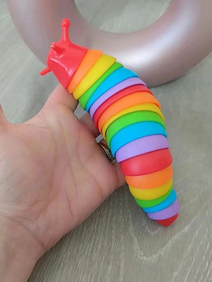 Limace articulée arc-en-ciel - photo numéro 4