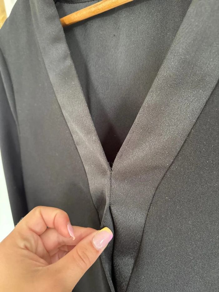 robe tunique noire taille M - photo numéro 4