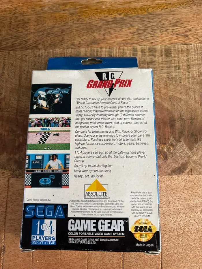 R.c grand prix sega gamegear - photo numéro 2