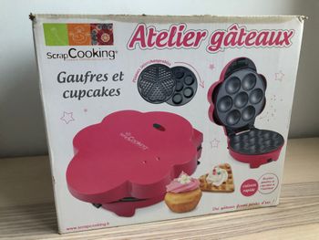 Mini four gaufres et cupcakes
