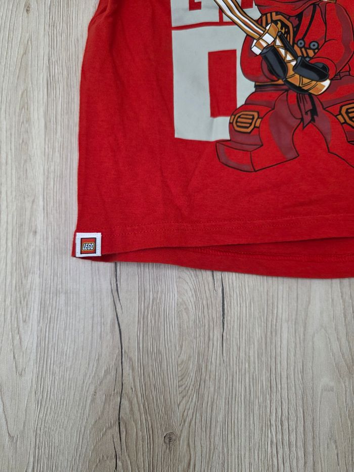 TEE-SHIRT NINJAGO ROUGE TAILLE 4ANS MARQUE LEGO - photo numéro 4