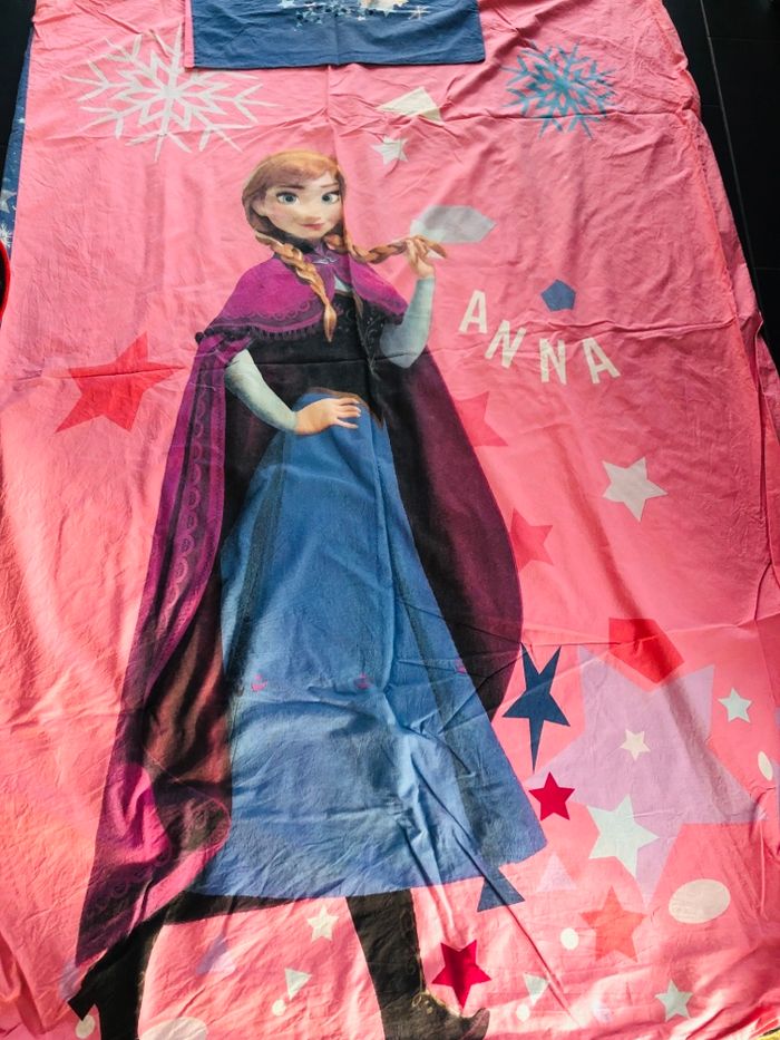 Parure de drap lit 1 place enfant fille disney coton - photo numéro 6