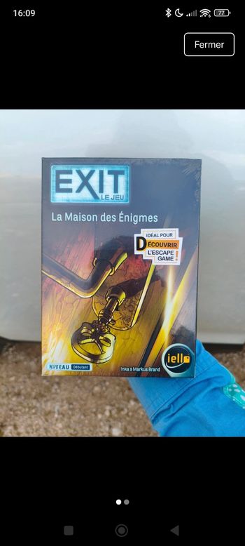 Escape game jeu exit la maison des énigmes neuf sous blister