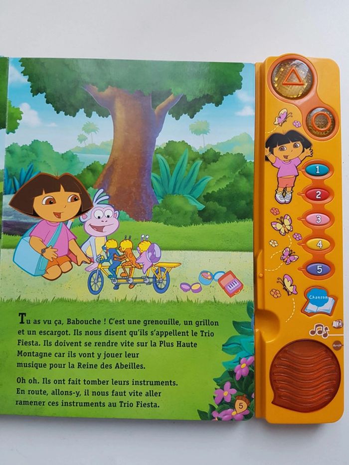 Livre interactif Le premier voyage de Dora l'exploratrice et figurines - photo numéro 9