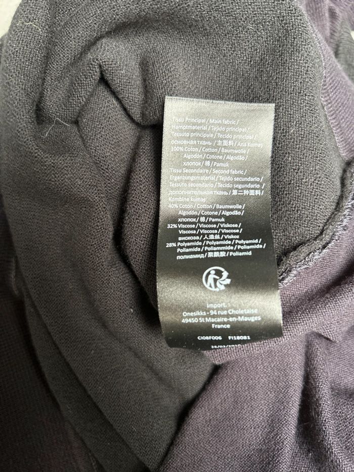 Pull bleu et noir One Step - Taille XS - photo numéro 5