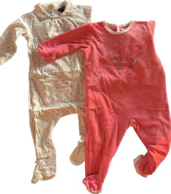 Lot de deux pyjamas 9mois