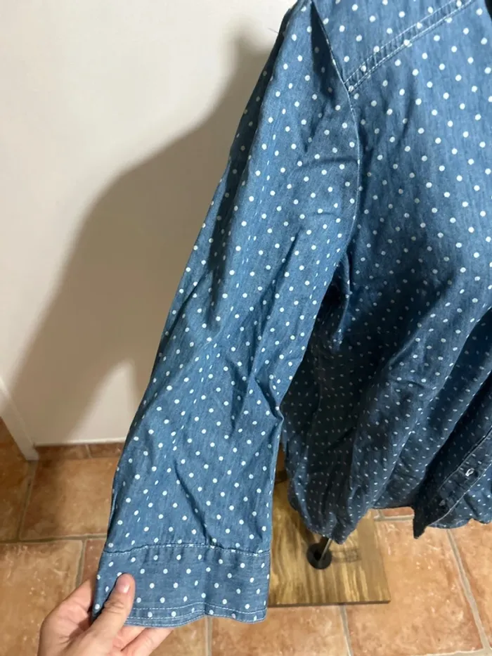 Blouse à pois vintage - photo numéro 3