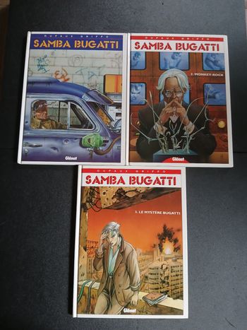 Lot de 3 bd samba Bugatti 1 à 3,EO