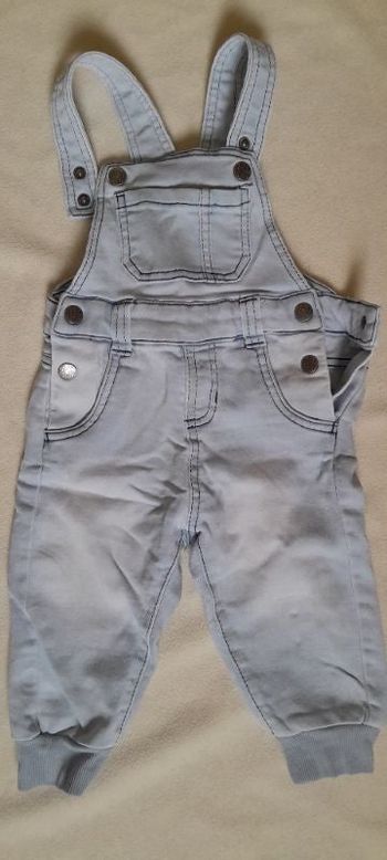 Salopette Mixte façon jean 9-12 mois
