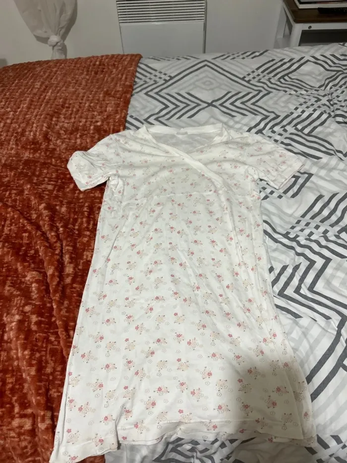 Chemise de nuit fleurie