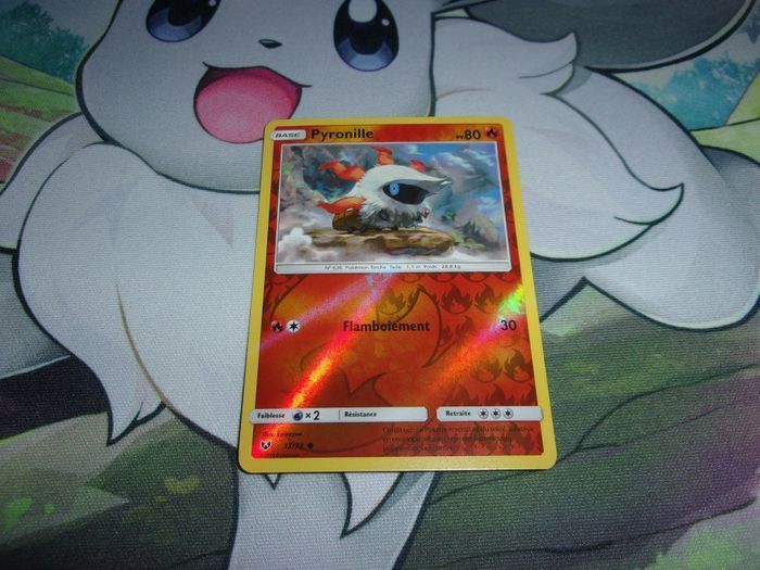 Carte Pokémon Pyronille 12/73 reverse holo Légendes Brillantes - VF - FR - photo numéro 2
