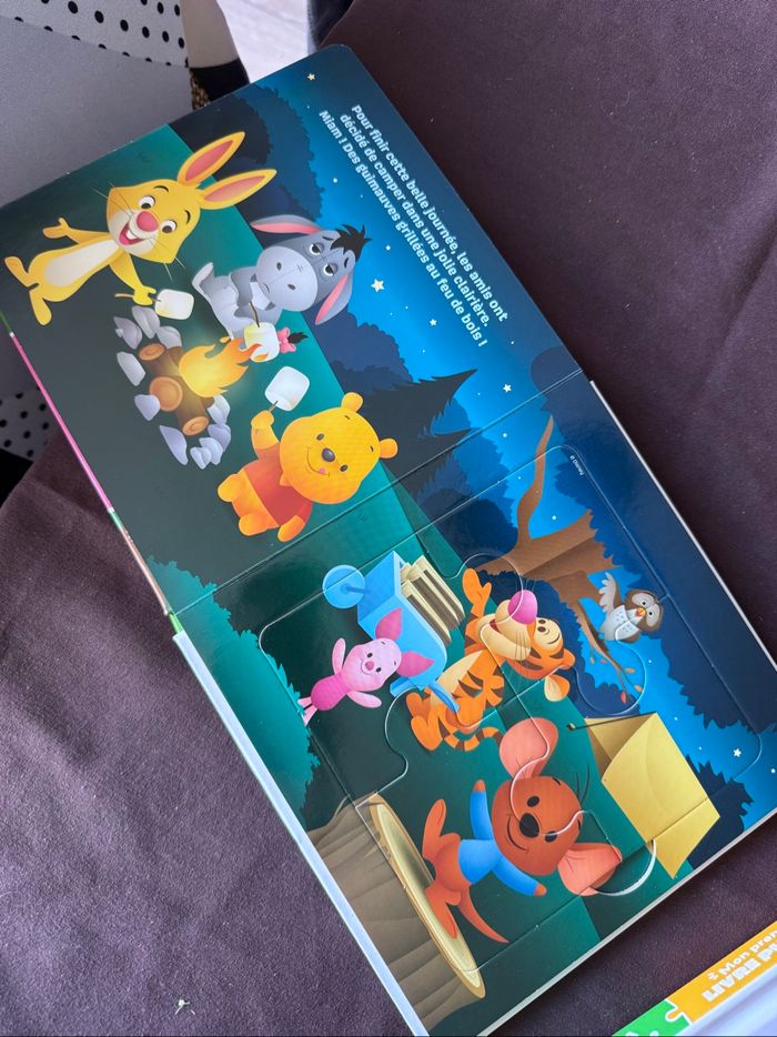 Mon 1er livre puzzle Winnie et la forêt - photo numéro 2