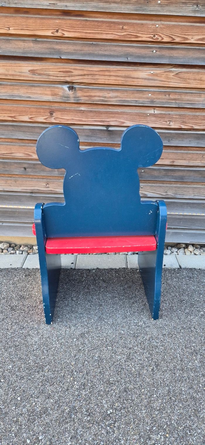 Chaise enfant en bois Mickey Disney - photo numéro 5