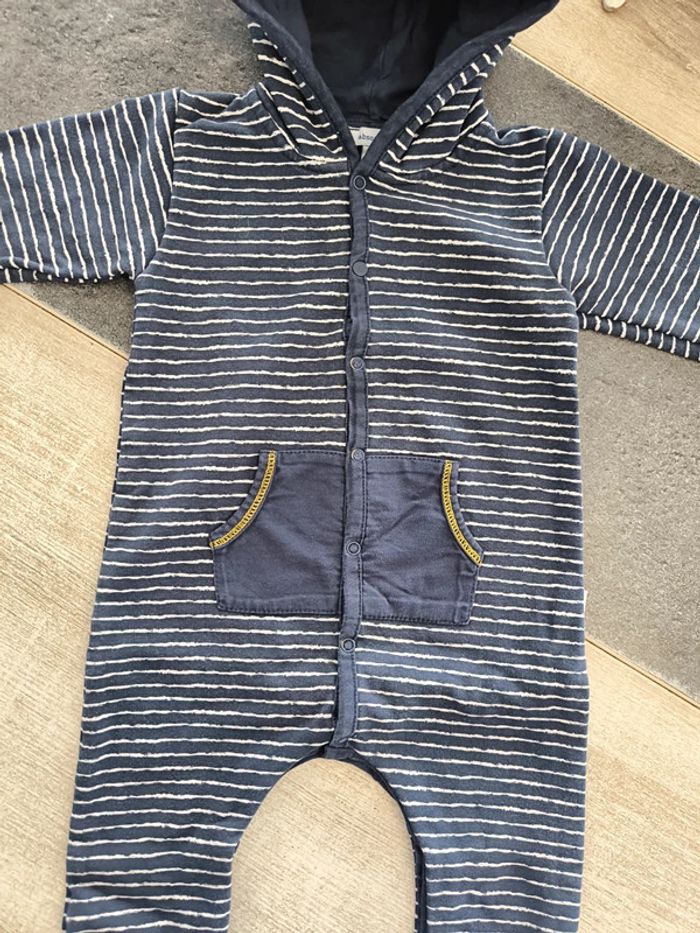 Combinaison sans pieds à capuche garçon 18 mois absorba - photo numéro 6
