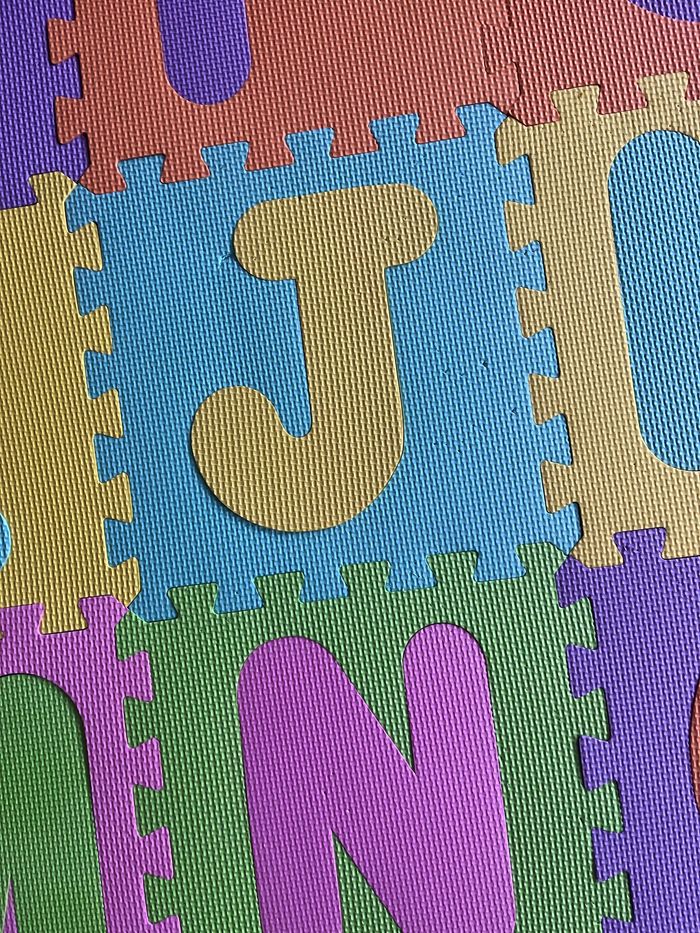 Lot de 26 dalles en mousse couleur claire - photo numéro 4